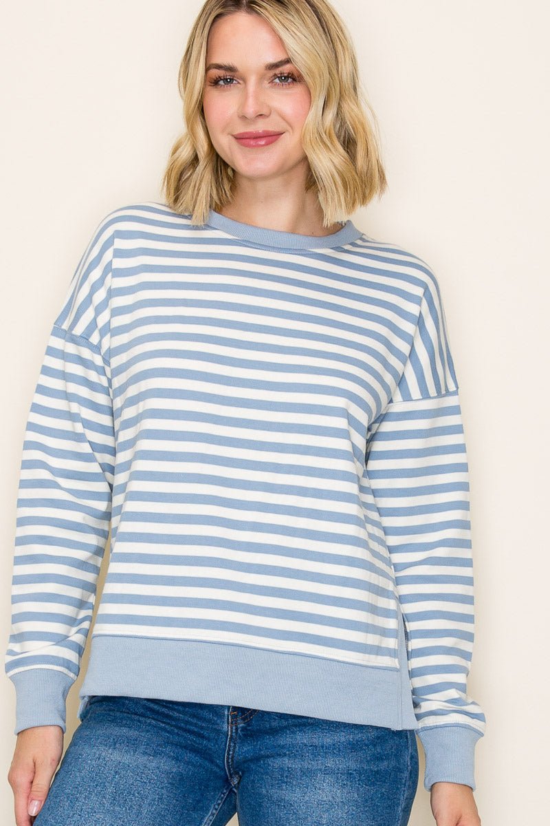 Striped Pullover - 2 colors! - The Nines