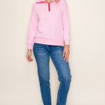 Emily Colored Zip Sweatshirt - 2 Colors! - The Nines
