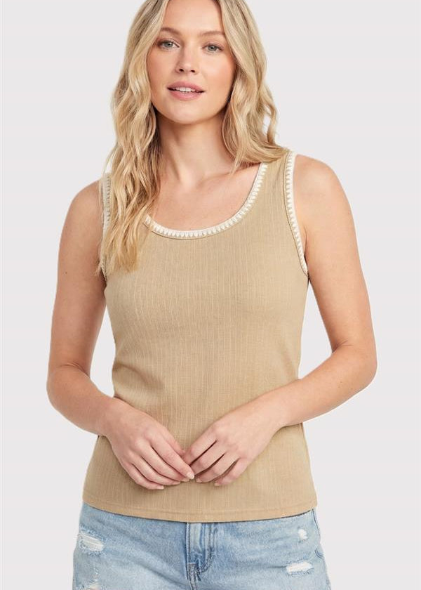 Stitched Tank Top - 3 Colors! - The Nines