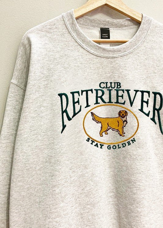 Club Retriever Embroidered Sweatshirt - The Nines