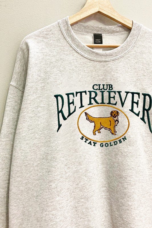 Club Retriever Embroidered Sweatshirt - The Nines