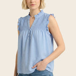 Smocked Eden Button Tank - 2 Colors! - The Nines