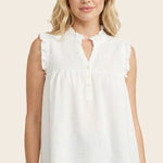 Smocked Eden Button Tank - 2 Colors! - The Nines