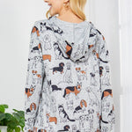 Soft Gray Dog Hoodie - The Nines