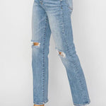 Risen Ankle Slim Straight Jeans - FINAL SALE! - The Nines