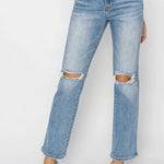 Risen Ankle Slim Straight Jeans - FINAL SALE! - The Nines