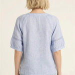 Cut Out Sleeve V - neck - 2 Colors! - The Nines