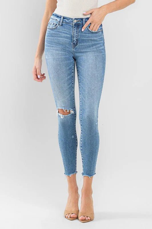 Flying Monkey High Rise Crop Skinny - FINAL SALE! - The Nines