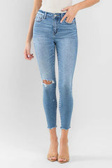 Flying Monkey High Rise Crop Skinny