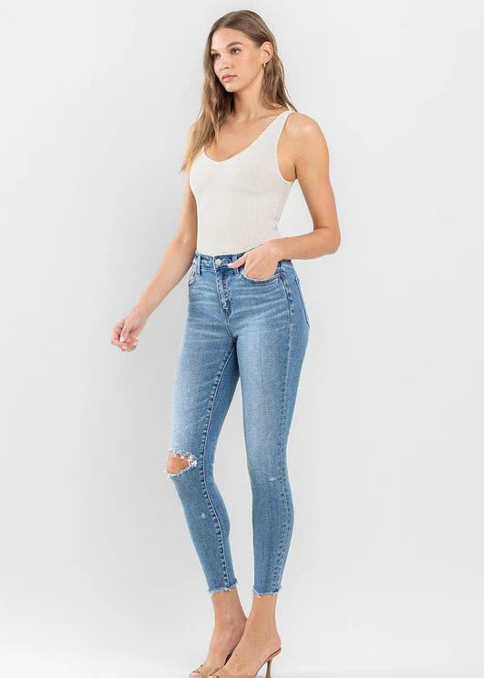 Flying Monkey High Rise Crop Skinny - FINAL SALE! - The Nines