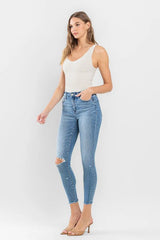 Flying Monkey High Rise Crop Skinny