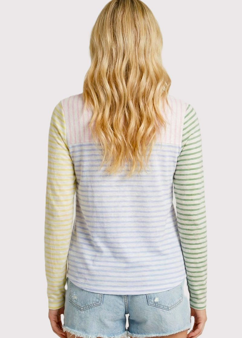 Multicolor Striped Lightweight Long Sleeve - The Nines