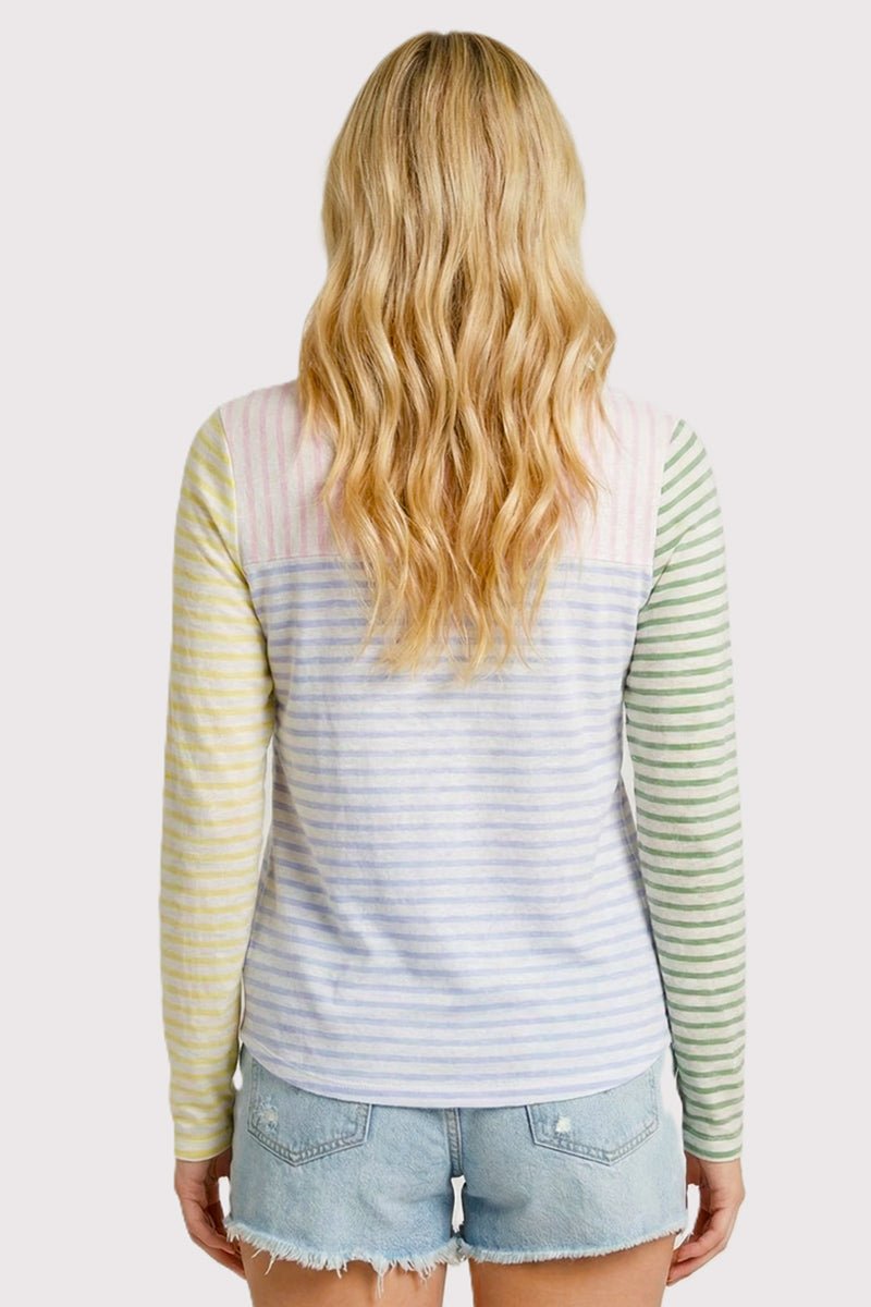 Multicolor Striped Lightweight Long Sleeve - The Nines