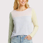 Multicolor Striped Lightweight Long Sleeve - The Nines