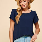 Tulip Sleeve Blouse - 6 Colors! - The Nines