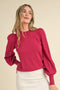 Ribbed Sleeve Sweaters - 3 Colors!