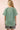 Back Shirred Mineral Wash V - neck Tee - 4 Colors! - The Nines