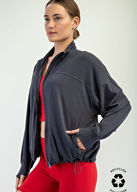 Buttery Soft Active Zip Up Jacket - 5 Colors! - The Nines