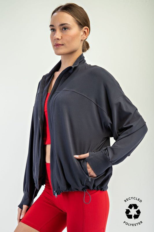 Buttery Soft Active Zip Up Jacket - 5 Colors! - The Nines