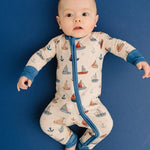 Nautical Sail Bamboo Sleeper - The Nines