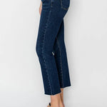 Risen Dark Midrise Crop Straight - The Nines