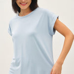 Lux Bamboo Tee - Light Blue