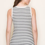 Textured Striped Tanks - 2 Colors! - The Nines