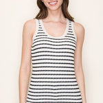 Textured Striped Tanks - 2 Colors! - The Nines