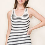 Textured Striped Tanks - 2 Colors! - The Nines