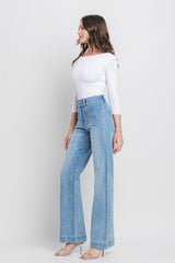 Flying Monkey 90's Vintage Super High Rise Flare Jeans