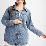 Denim Quilted Shackets - 2 Colors! - FINAL SALE! - The Nines