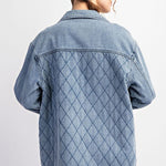 Denim Quilted Shackets - 2 Colors! - FINAL SALE! - The Nines