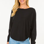 Just Like Cashmere Boat Neck Top - 3 Colors! - The Nines