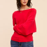 Off The Shoulder Cashmere Sweater - 3 Colors! - The Nines