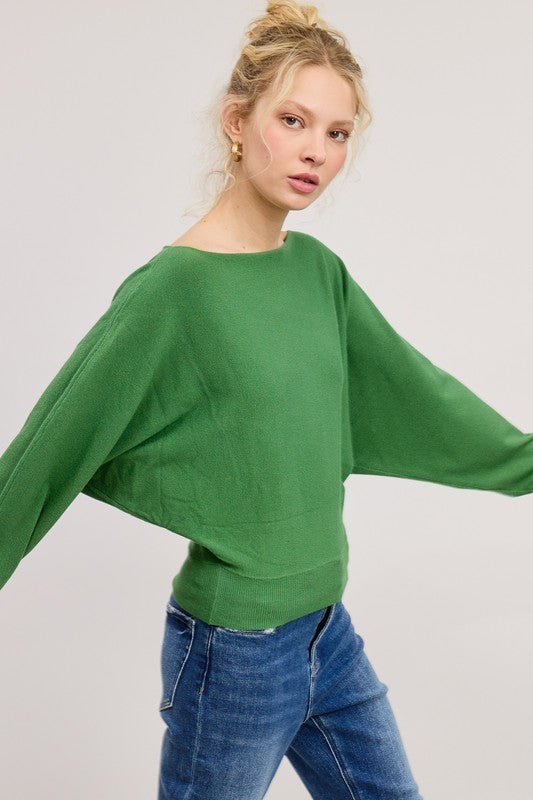Off The Shoulder Cashmere Sweater - 3 Colors! - The Nines