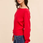 Off The Shoulder Cashmere Sweater - 3 Colors! - The Nines