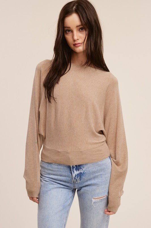 Off The Shoulder Cashmere Sweater - 3 Colors! - The Nines