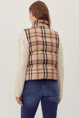 Plaid Check Vest - FINAL SALE