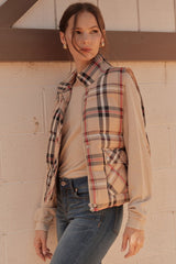 Plaid Check Vest - FINAL SALE