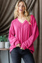 Ribbed Vneck Tops- 6 Colors!