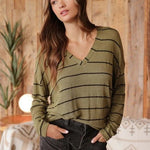 More Than A Dream Lightweight Striped Tops - 2 Colors! - The Nines