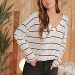 More Than A Dream Lightweight Striped Tops - 2 Colors! - The Nines