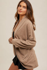 Soft Brushed Cocoon Cardigans - 3 Colors!