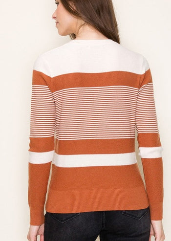 Pumpkin Spice Vibes Waffle Top - FINAL SALE