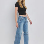 Vervet High Rise Barrell Jean - The Nines