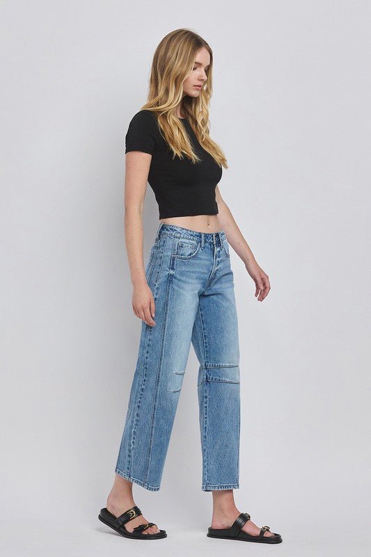 Vervet High Rise Barrell Jean - The Nines