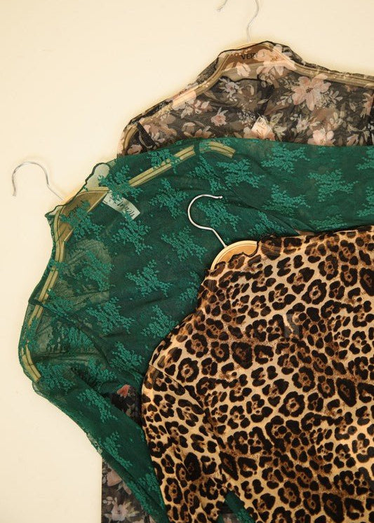 Sheer Lace Top - 3 Colors! - The Nines