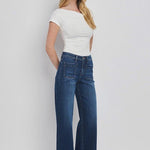 Flying Monkey Dark Denim Patch Pocket Trouser - The Nines