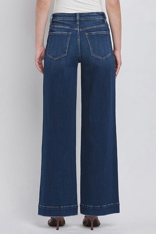 Flying Monkey Dark Denim Patch Pocket Trouser - The Nines
