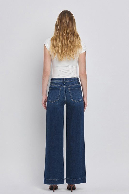 Flying Monkey Dark Denim Patch Pocket Trouser - The Nines